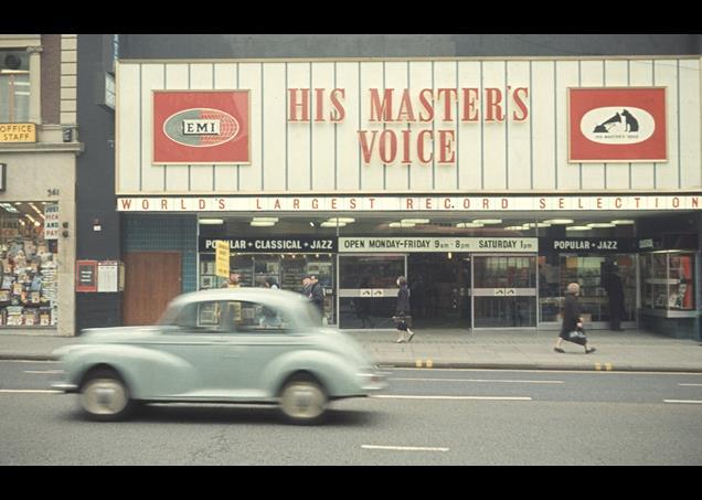 HMV Oxford Street in the 1960s